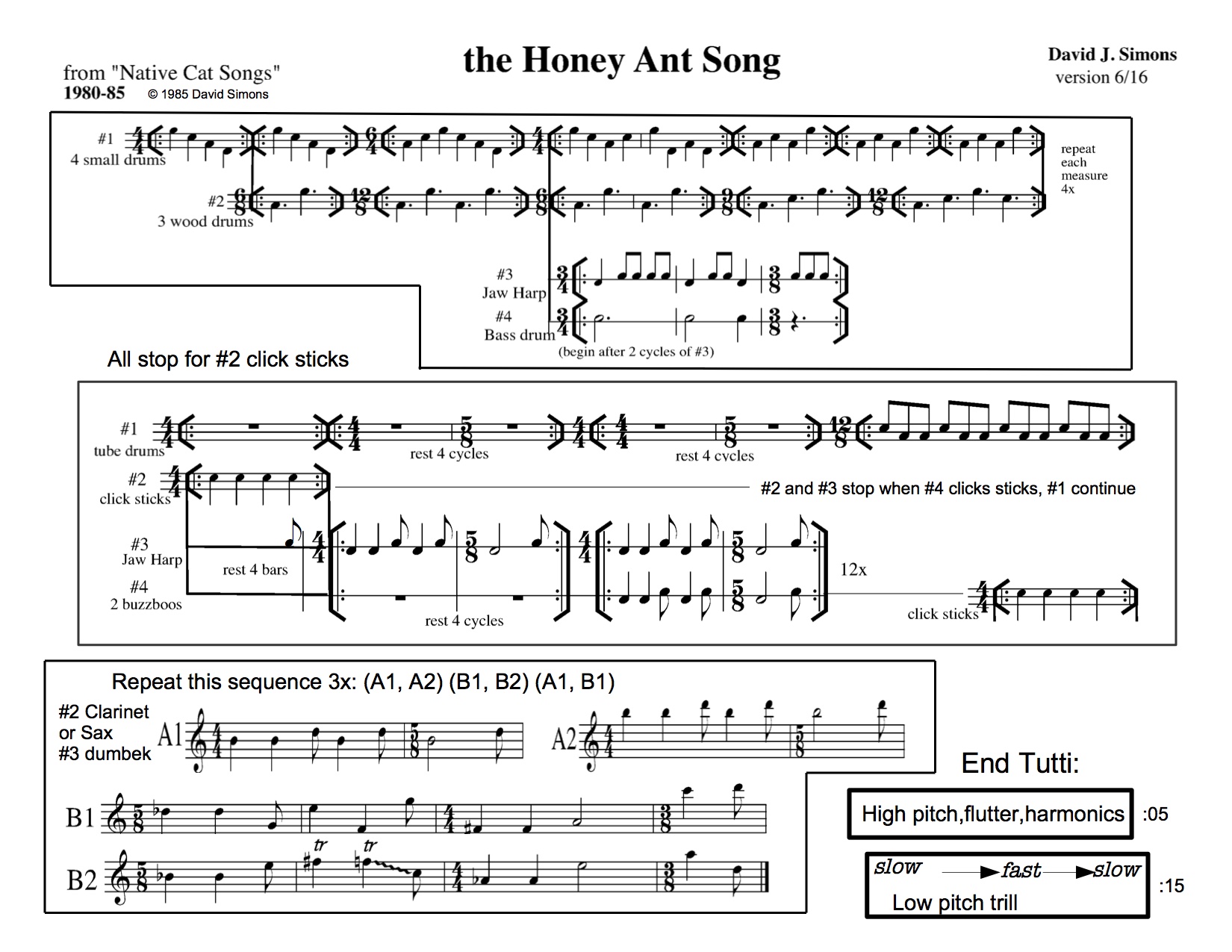 The Honey Ant Song